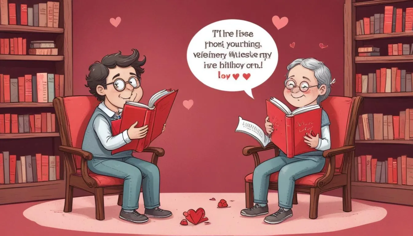 230 Book Valentine Puns for Literary Laughs
