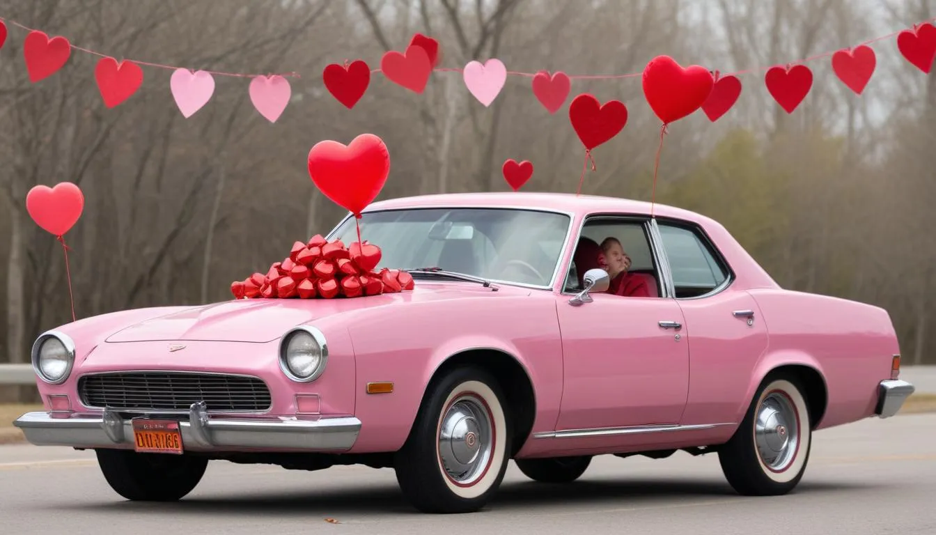 200 Car Valentines Day Puns for a Joyride of Jest