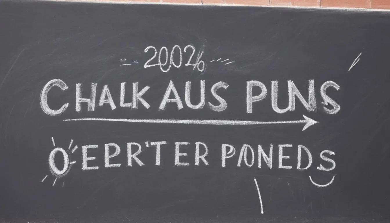 200 Chalk Puns to Mark Your Humor