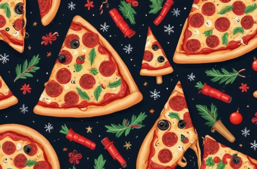 200 Christmas Pizza Puns for a Perfect Pie of Playfulness