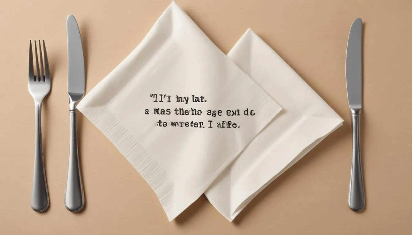 200 Napkin Puns to Wipe Away Your Worries