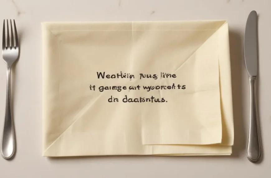 200 Napkin Puns to Wipe Away Your Worries