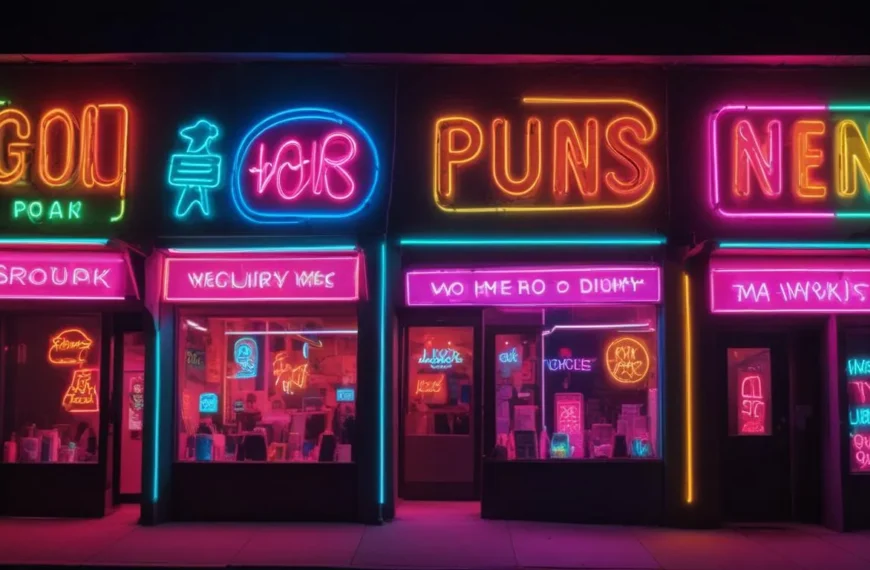 200 Neon Puns to Light Up Your Life