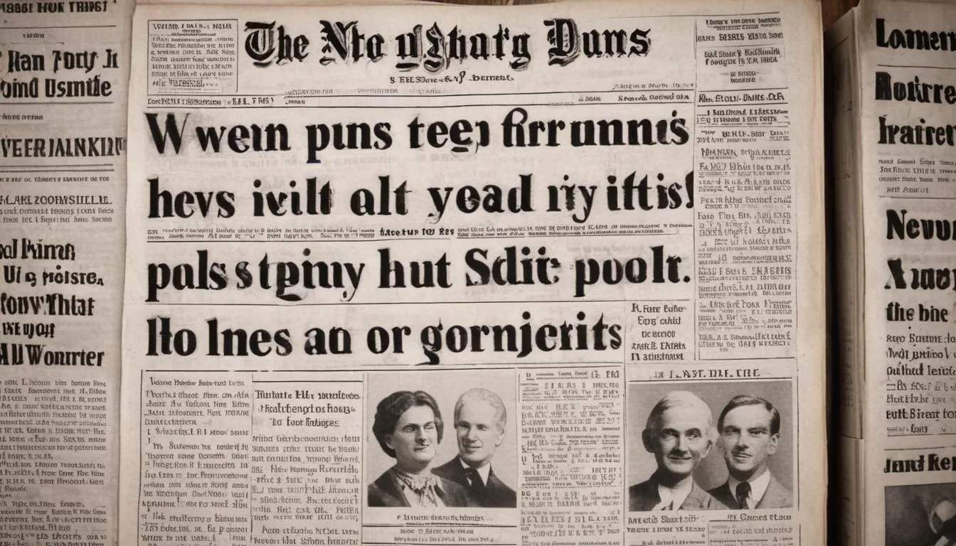 200 Newspaper Puns to Read All About It