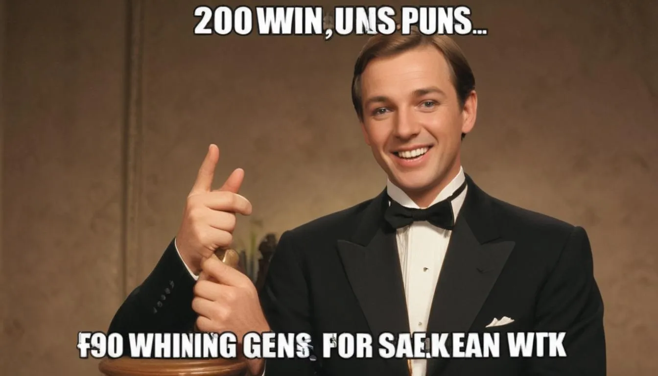 200 Win Puns for a Winning Streak of Wit
