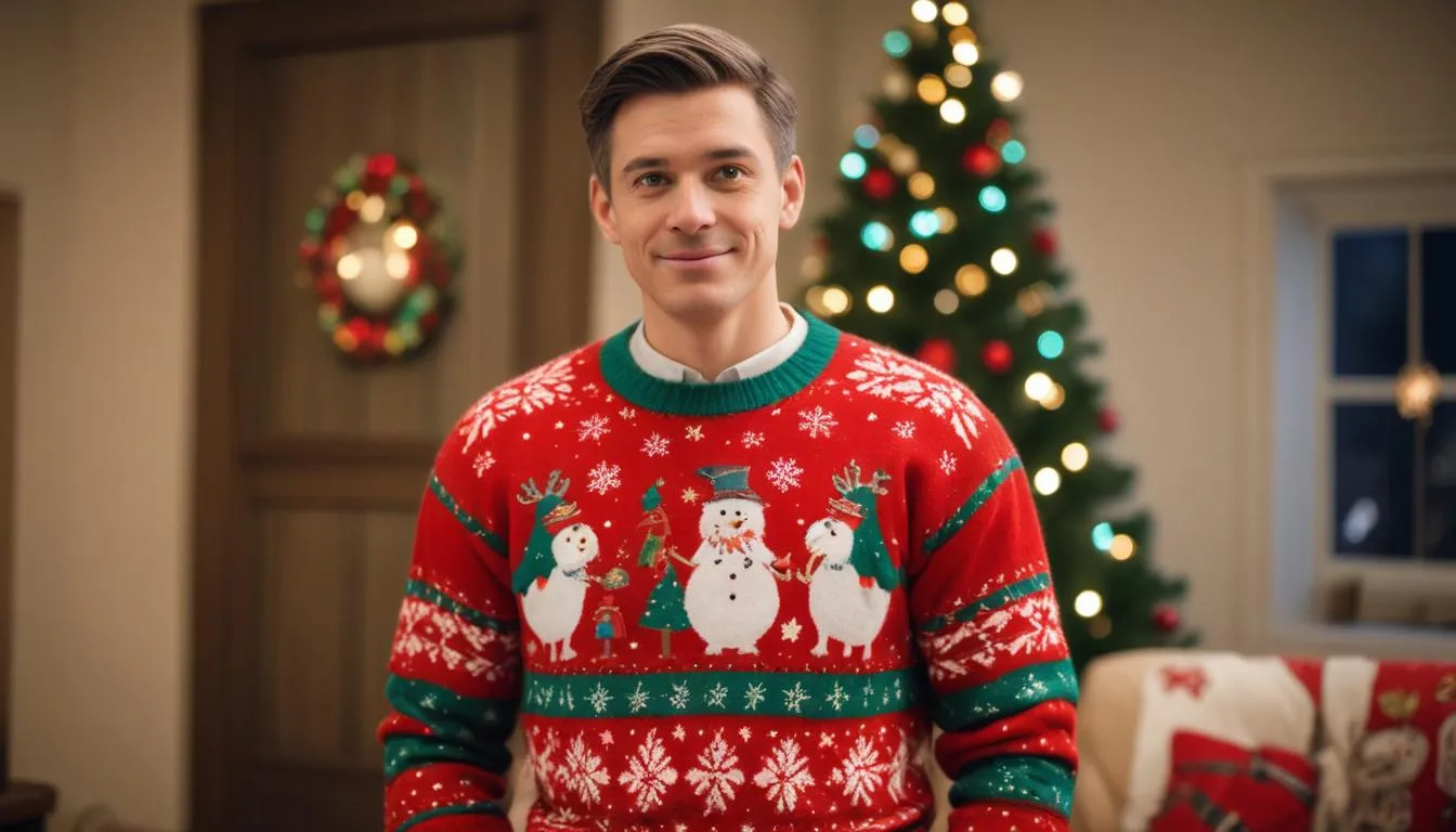 230 Ugly Christmas Sweater Puns for Festive Folly