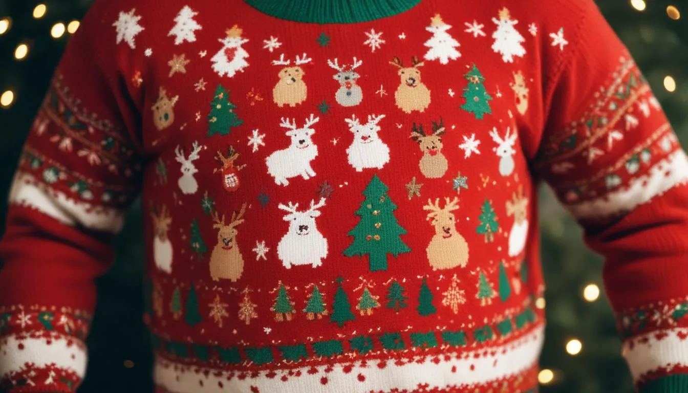 230 Ugly Christmas Sweater Puns for Festive Folly